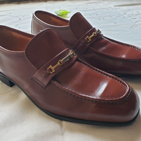 Iron Age Bostonian Leather Loafer Safety Shoes 8.5 - Picture 1 of 6